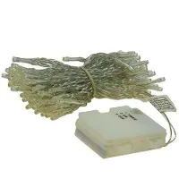 Dripio Platte Lichterkette, kaltweiß, 5 m, batteriebetrieben