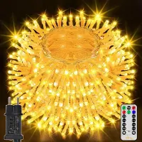 Dripio LED-Lichtschnur 40m, 400 warmweiße LEDs, IP44, Timer, 8 Modi, Fernbedienung