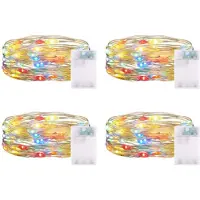 Dripio LED-Lichterkette, 2 m, 20 LEDs, batteriebetrieben, wasserdicht