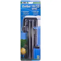 JBL Aquaristik und Terraristik JBL OutSet Spray 6023300 Wasserrücklauf-Set mit 2-teiligem Düsenstrahlrohr für A