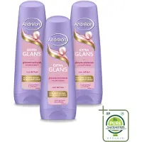 Unilever 3 x Andrélon Extra Glans Conditioner - 200 ml - Großpackung - 3 Stücke