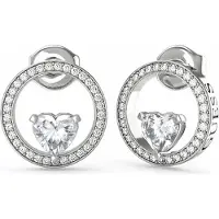 GUESS Stilvolle Silber Ohrringe für Damen Guess JUBE04666JWRHT-U