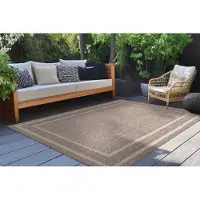 Kayoom Teppich "Nibru 325" rechteckig 5 mm Höhe Flachgewebe, In- und Outdoor geeignet, schnell trocknend