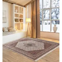 Otto Home Orientteppich "BB Oriental, handgeknüpft" rechteckig 12 mm Höhe reine Wolle, orientalisches Design, mit Fransen, Wohnzimmer
