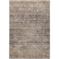Kayoom Teppich "Amora 261", beige (grau), B:240cm H:13mm L:300cm, Polyester, Teppiche, Teppich, Kurzflor, Vintage, Hoch Tief Struktur, Wohnzimmer