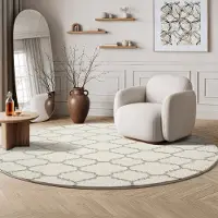 Sanat Teppich "Boho 8202, auch als Läufer und in Rund" rund 10 mm Höhe Kurzflor, robust, Boho, Scandic, für Fussbodenheizung geeignet