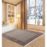 Otto Home Orientteppich "BH Oriantal, handgeknüpft" rechteckig 12 mm Höhe reine Wolle, orientalisches Design, mit Fransen, Wohnzimmer