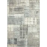 Kayoom Teppich "Visionary 131" rechteckig 8 mm Höhe Kurzflor, Vintage, Patchwork Muster, Modernes Muster