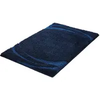 Kleine wolke Badematte "Mystic", Badvorleger, Badezimmer Teppich" Höhe 25 mm rutschhemmend beschichtet fußbodenheizungsgeeignet Badteppich, modernes Design, Hoch-Tief Effekt, rechteckig & rund