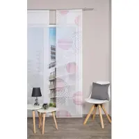 Vision S Schiebegardine "NEOMI" Gr. 1, rosa (rosé), B:60cm H:260cm, Polyester, Gardinen, Schiebegardine, HxB: 260x60, Schiebevorhang Bambusoptik Digitaldruck