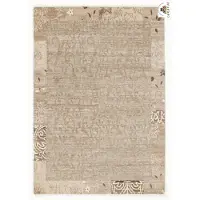 Oci Die Teppichmarke Teppich "SilkNatini Border" rechteckig 20 mm Höhe handgeknüpft, echter Nepal, Wolle/Seide, Wohnzimmer
