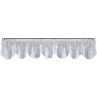 Weckbrodt Querbehang "Siena" Kräuselband 1 Stk. tlg. Jacquard, strukturiert, halbtransparent, Bordüre,Kante, Gardine, Store