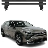 Menabo Dachträger Grundtäger für Citroen C5 X 2022-2025 Aluminium Schwarz 2tlg