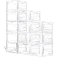 OEM Schuhaufbewahrungsboxen, stapelbar, staubdicht, 12pcs