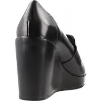 Geox Damen-Sneaker Modell D MANILVA mit patentierter atmungsaktiver Sohle, Schwarz