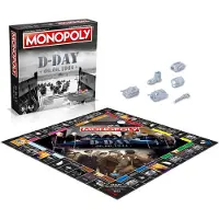 Winning Moves Monopoly D-Day – Gesellschaftsspiel – Brettspiel – QUADRILINGUE –