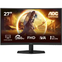 AOC C27G42ZEP, 68,6 cm (27"), 1920 x 1080 Pixel, Full HD, LCD, 1 ms, Schwarz, Rot