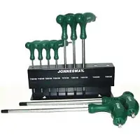 Jonnesway KLUCZ TORX TYP "L" KOMPLET 9cz. Z OTWOREM + WIESZAK H10MT09S