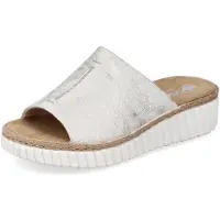 Merkloos Damen-Slipper mit flexibler Sohle und metallischem Finish