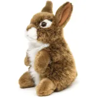 Uni Toys Uni-Toys - Hase, stehend (braun) - 18 cm (Höhe) - Plüsch-Kaninchen - Plüschtier,
