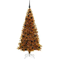 vidaXL Weihnachtsbaum Gold 180 cm PET
