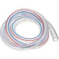 Merkloos 7/8 Zoll PVC-Saugschlauch, 2 Meter, verstärkt