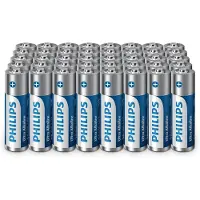 Philips Ultra AA Alkali-Batterien - Langlebige Batterien für Fernbedienungen, Sp