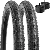 Merkloos Solidchoice – Set aus 2 Mountainbike-Reifen, 24 x 2,60, inklusive Innenreifen