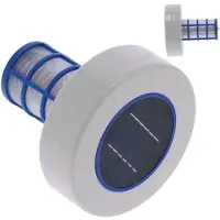 Markenlos Solar Pool Ionisator - Chemikalienfreier Poolreiniger - Nachhaltig - Wasserbehandlung - Umweltfreundlich - Einfache Installation