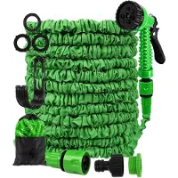 Merkloos Flexibler Gartenschlauch, 7,5 Meter bis 30 Meter, mit Sprühkopf und 7 Funktionen