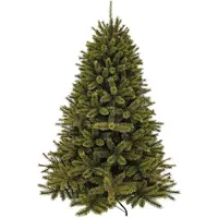 Triumph tree Forest Frosted Weihnachtsbaum - Weihnachtsdeko mit Frosted-Spitzen für Weihnachten - Künstlich aus PVC Hardneedle mit 1248 Ästen - 215 x Ø140 cm - Grün