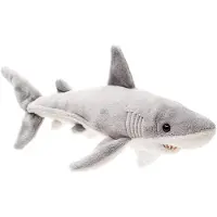 Uni Toys Uni-Toys - Weißer Hai - 25 cm (Länge) - Plüsch-Fisch - Plüschtier, Kuscheltier