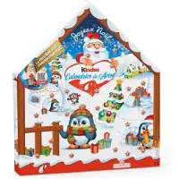 Kinder Adventskalender – Countdown bis Weihnachten – Kinder Schokoladen-Sortiment – 24 Schokoladenfiguren – 184 g