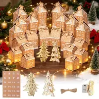 Dripio Adventskalender zum Befüllen, 24 Hausboxen, 6 Größen, DIY