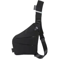 Benza Ibenzoa Antidiebstahl-Schulter- & Brusttasche – kompakt, wasserabweisend, verstellbarer Gurt 90–125 cm, passend für iPad Mini, Alltag & Reise