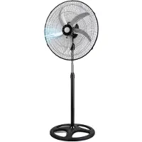 OEM Standventilator, höhenverstellbar, 3 Geschwindigkeitsstufen, schwarz