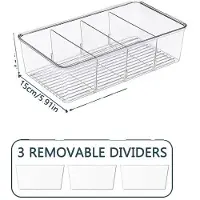 OEM Aufbewahrungsboxen, Transparentes Design, Wiederverwendbarer Organizer, Transparent-2-teilig