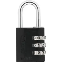 ABUS Zahlenschloss 145/30 in schwarz