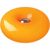 Eglo LED-Tischleuchte Basile, orange, Glas, 2.700 K