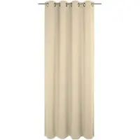 Wirth Vorhang "Trondheim B", beige (natur), B:132cm H:175cm, Chenille, Polyacryl, Gardinen, Vorhang