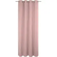 Adam Audio Vorhang ADAM "Uni Collection", rosa, B:142cm H:385cm, Baumwolle (Bio-Baumwolle), Gardinen, Vorhang, Blickdichter aus 100% Bio-Baumwolle