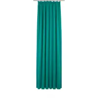 Adam Audio Vorhang ADAM "Uni Collection", blau (petrol), B:142cm H:395cm, Baumwolle (Bio-Baumwolle), Gardinen, Vorhang, aus 100% Bio-Baumwolle, Vorhang nach Wunschmaß