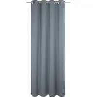 Adam Audio Vorhang ADAM "Uni Collection light", blau (königsblau), B:142cm H:175cm, Baumwolle (Bio-Baumwolle), Gardinen, Vorhang, aus 100% Bio-Baumwolle