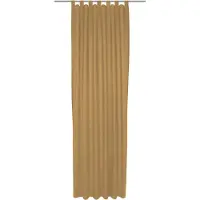 Adam Audio Vorhang ADAM "Uni Collection", gelb (curry), B:142cm H:365cm, Baumwolle (Bio-Baumwolle), Gardinen, Vorhang, Blickdichter aus 100% Bio-Baumwolle