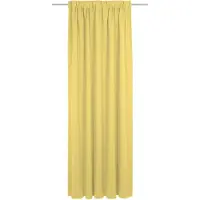 Adam Audio Vorhang ADAM "Uni Collection light", gelb, B:142cm H:335cm, Baumwolle (Bio-Baumwolle), Gardinen, Vorhang, aus 100% Bio-Baumwolle