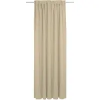 Adam Audio Vorhang ADAM "Uni Collection light", beige, B:142cm H:295cm, Baumwolle (Bio-Baumwolle), Gardinen, Vorhang, aus 100% Bio-Baumwolle