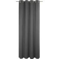Adam Audio Vorhang ADAM "Uni Collection light", schwarz, B:142cm H:345cm, Baumwolle (Bio-Baumwolle), Gardinen, Vorhang, aus 100% Bio-Baumwolle