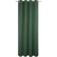 Adam Audio Vorhang ADAM "Uni Collection", grün (oliv), B:142cm H:345cm, Baumwolle (Bio-Baumwolle), Gardinen, Vorhang, Blickdichter aus 100% Bio-Baumwolle