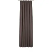 Adam Audio Vorhang ADAM "Uni Collection", braun (dunkelbraun), B:142cm H:145cm, Baumwolle (Bio-Baumwolle), Gardinen, Vorhang, aus 100% Bio-Baumwolle, Vorhang nach Wunschmaß