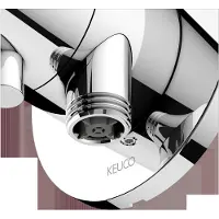 Keuco IXMO Absperrventil UP, 1 Verbraucher mit Schlauchanschluss und Brausehalter mit Comfort Griff, Rosette rund, 59541011201, Farbe: Verchromt
